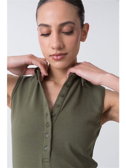 polo sleeveless DIMENSIONE DANZA | 38D164R09GR00